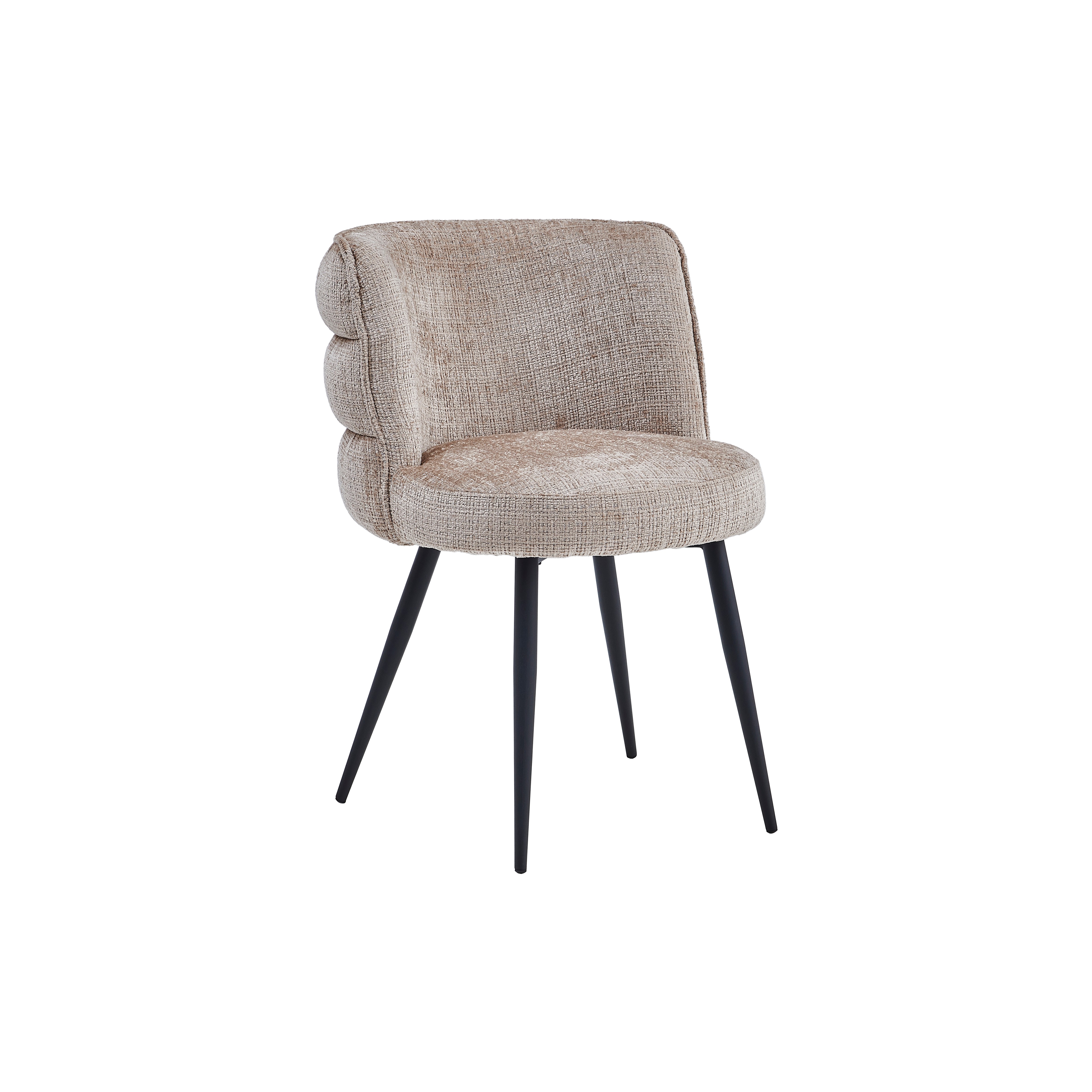 Armless dining chair with horizontally segmented back GDC962Aa · XH-043