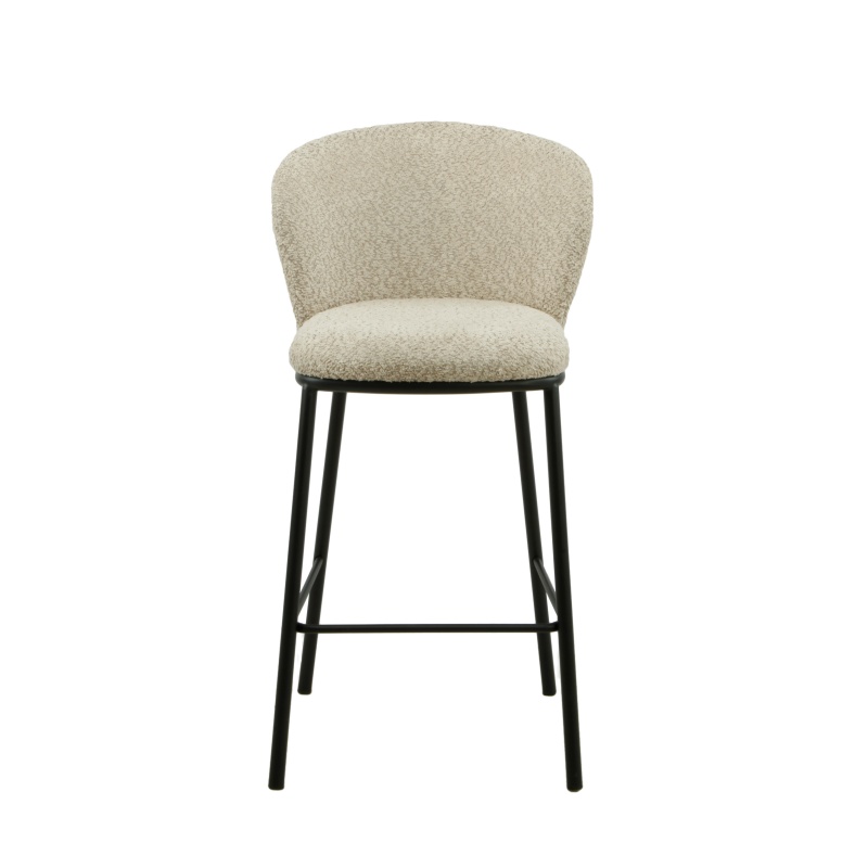 Four-leg bar stool with fan-shaped back GBar038Aa · XH-027