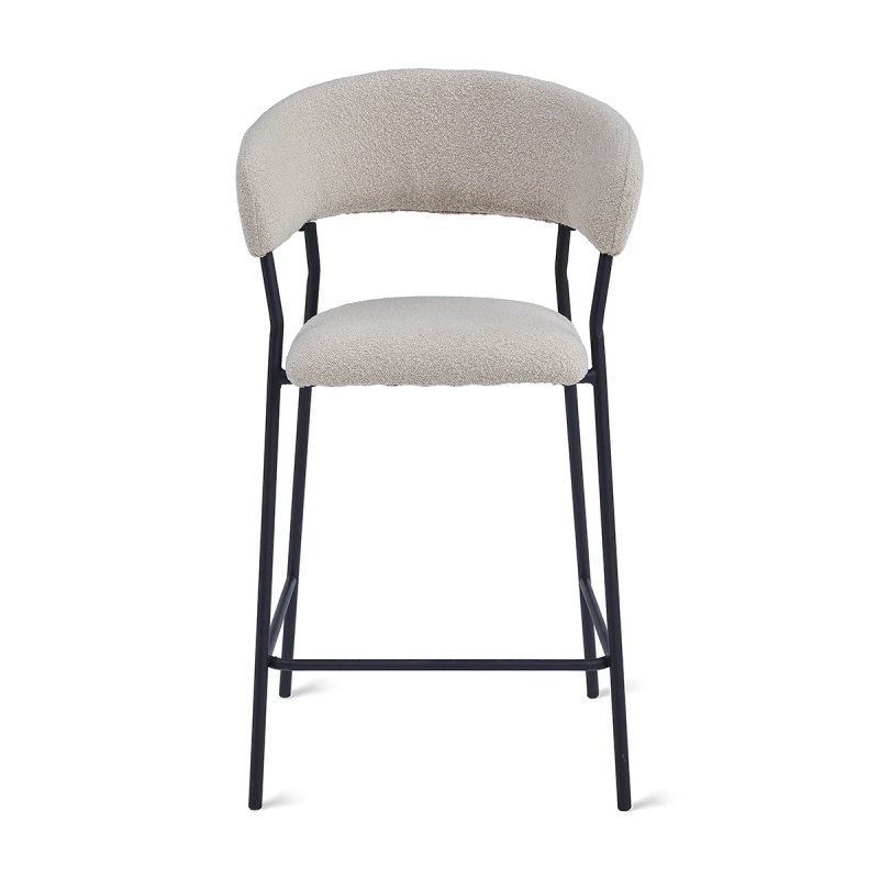 Open-back bar stool with slender frame · XH-026