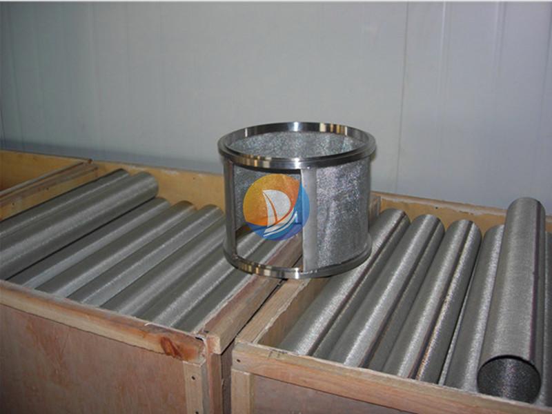 Straight sintered-mesh filter cylinder · AP-036