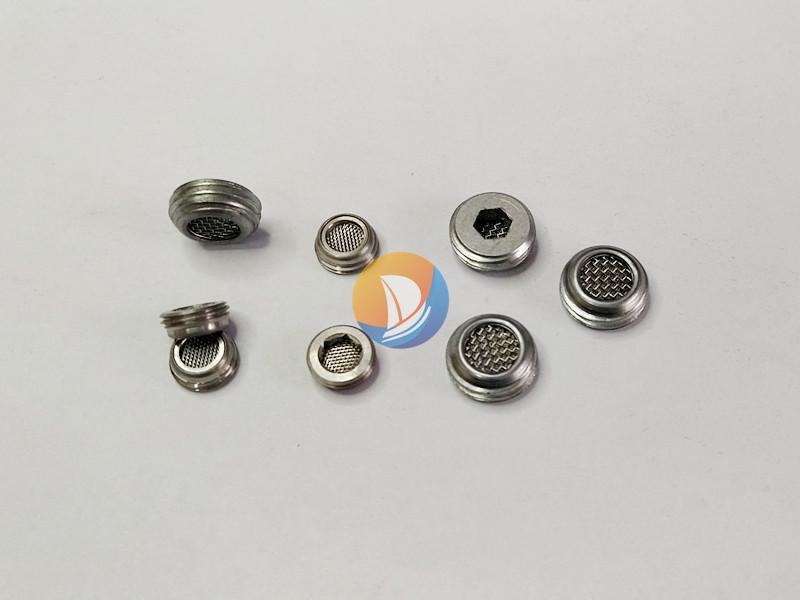 Threaded mesh filter plug · AP-078