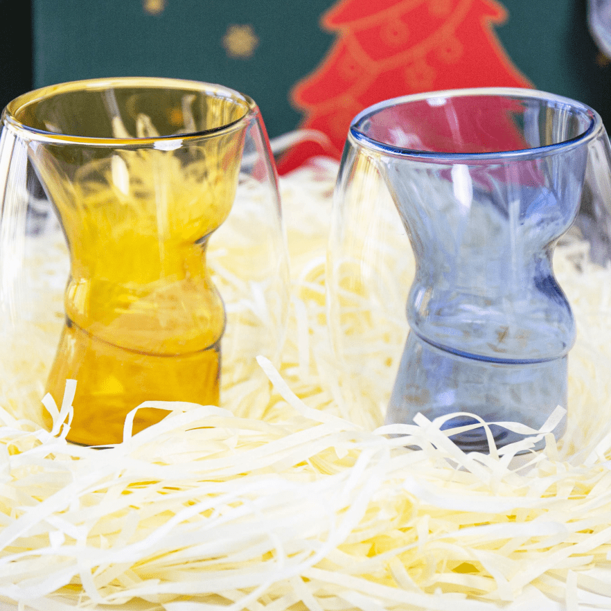 Double-wall glass with waisted inner bowl · HJ-092