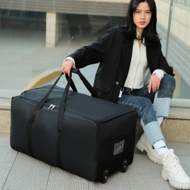Box-shaped wide-base wheeled duffel · BG-100