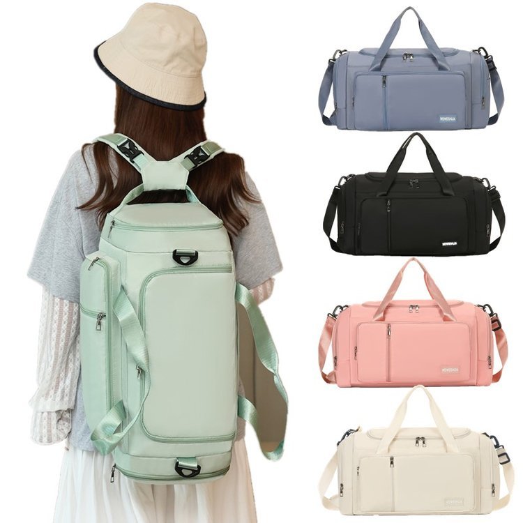 Convertible travel backpack with paired loop tabs · BG-095
