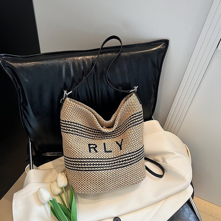 Tall woven-look tote bag · BG-047