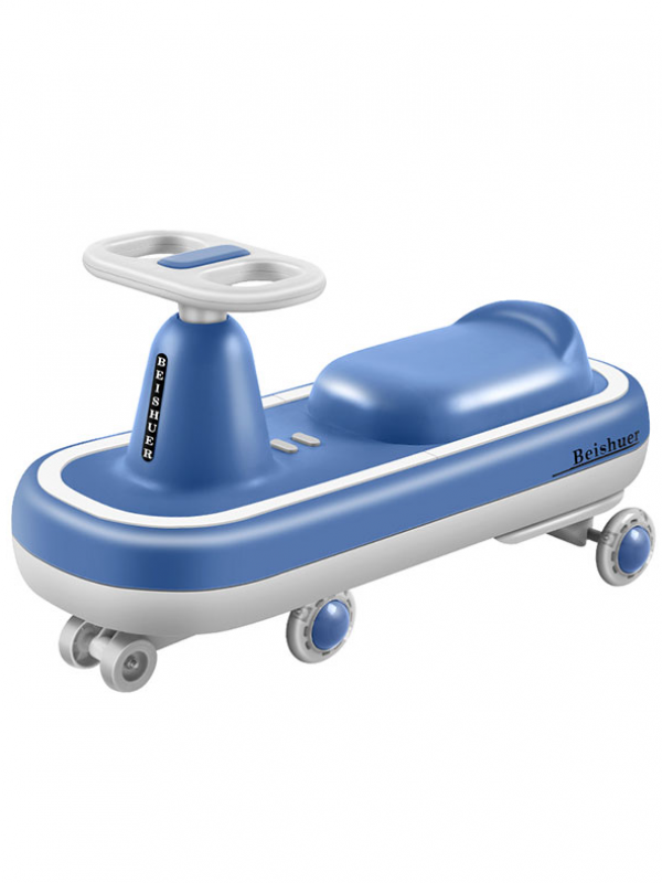 Boat-shaped low-seat swing car with tall front column · PX-080