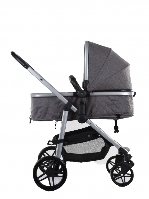 Large-wheel stroller with elevated carrycot-style seat Y-M588 · PX-087