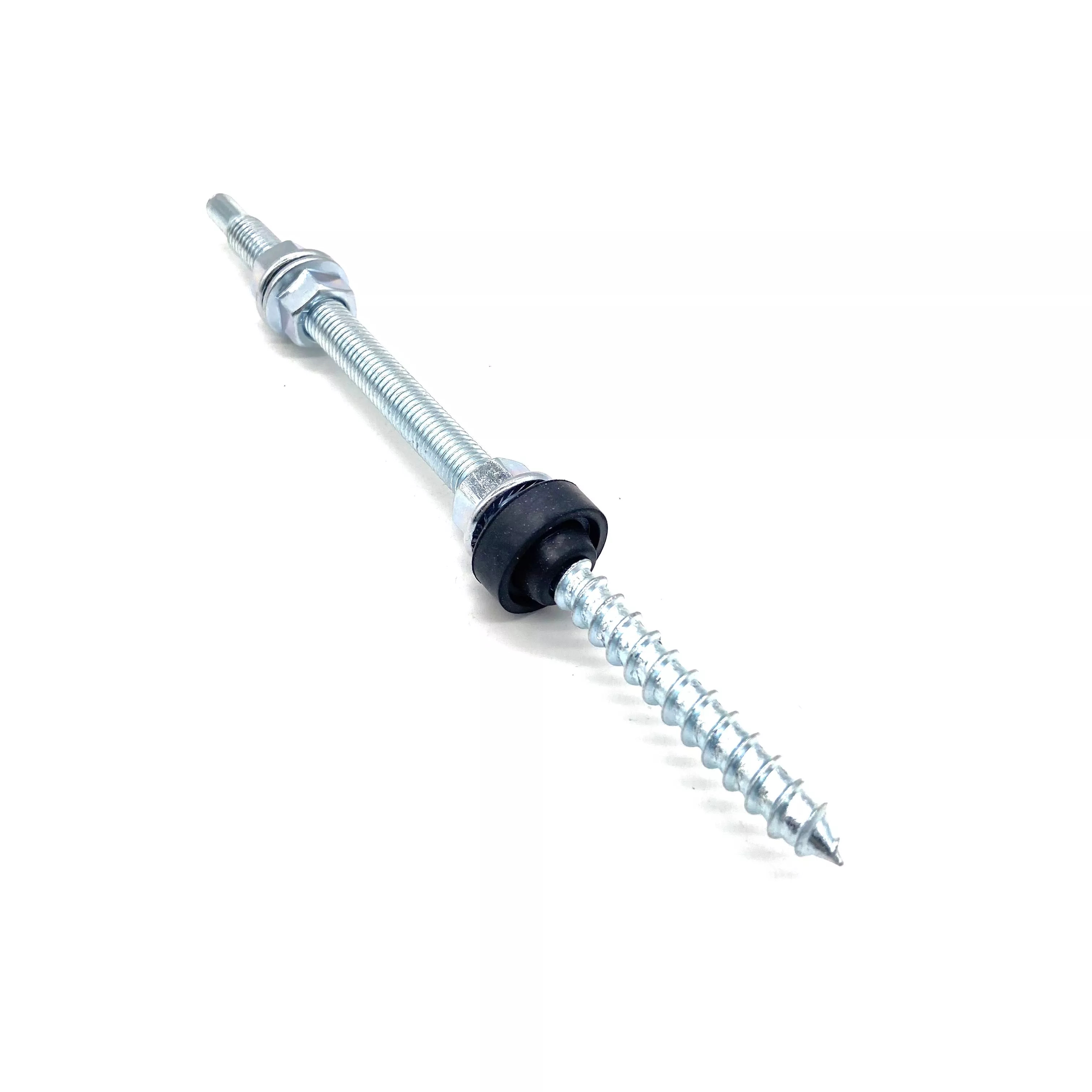 Wood-to-machine double-thread hanger bolt · YN-040