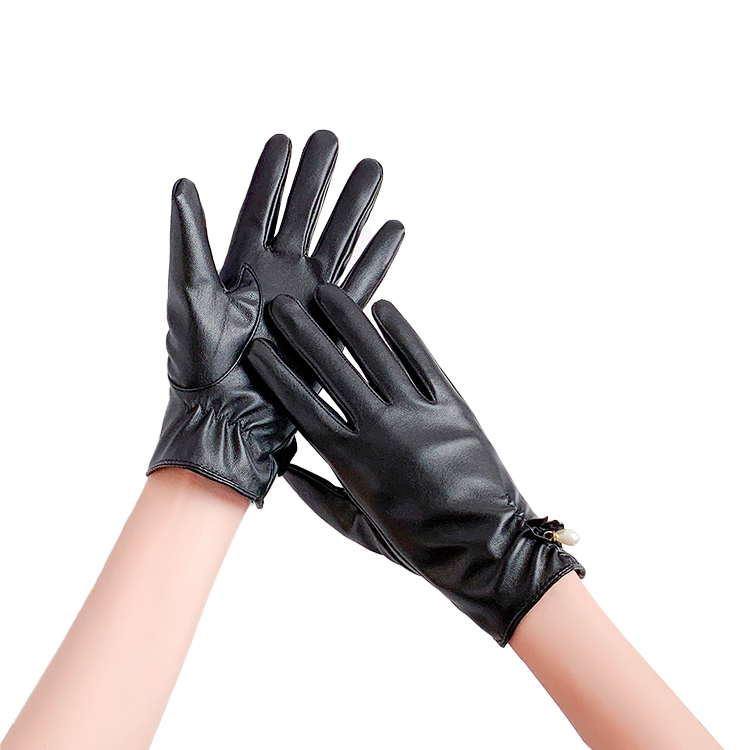 Black PU driving gloves · HB29-ARI-05