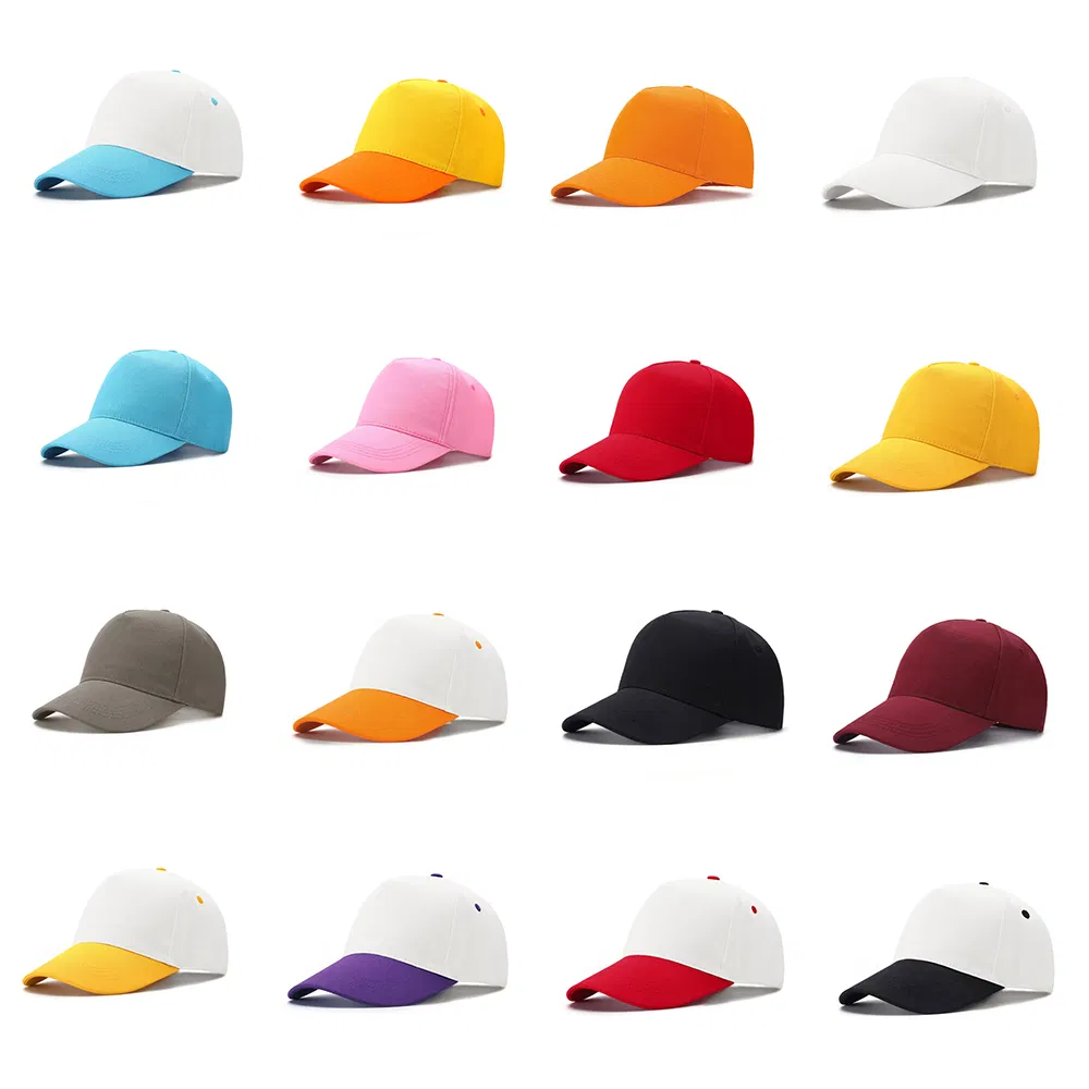 Six-panel cotton baseball cap for embroidery · HB29-LUO-02