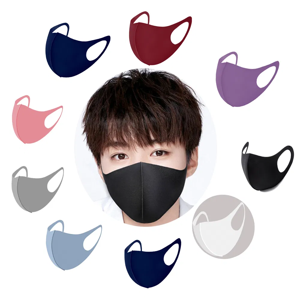 Black three-dimensional sports face mask · HB29-LUO-12