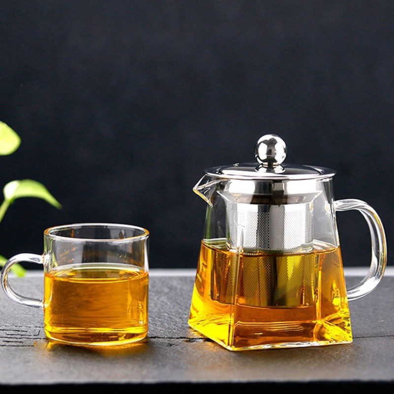 Square-base infuser teapot · HJ-002