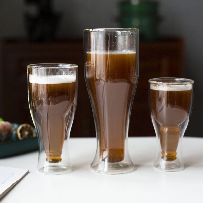 Double-wall beer glass · HJ-003