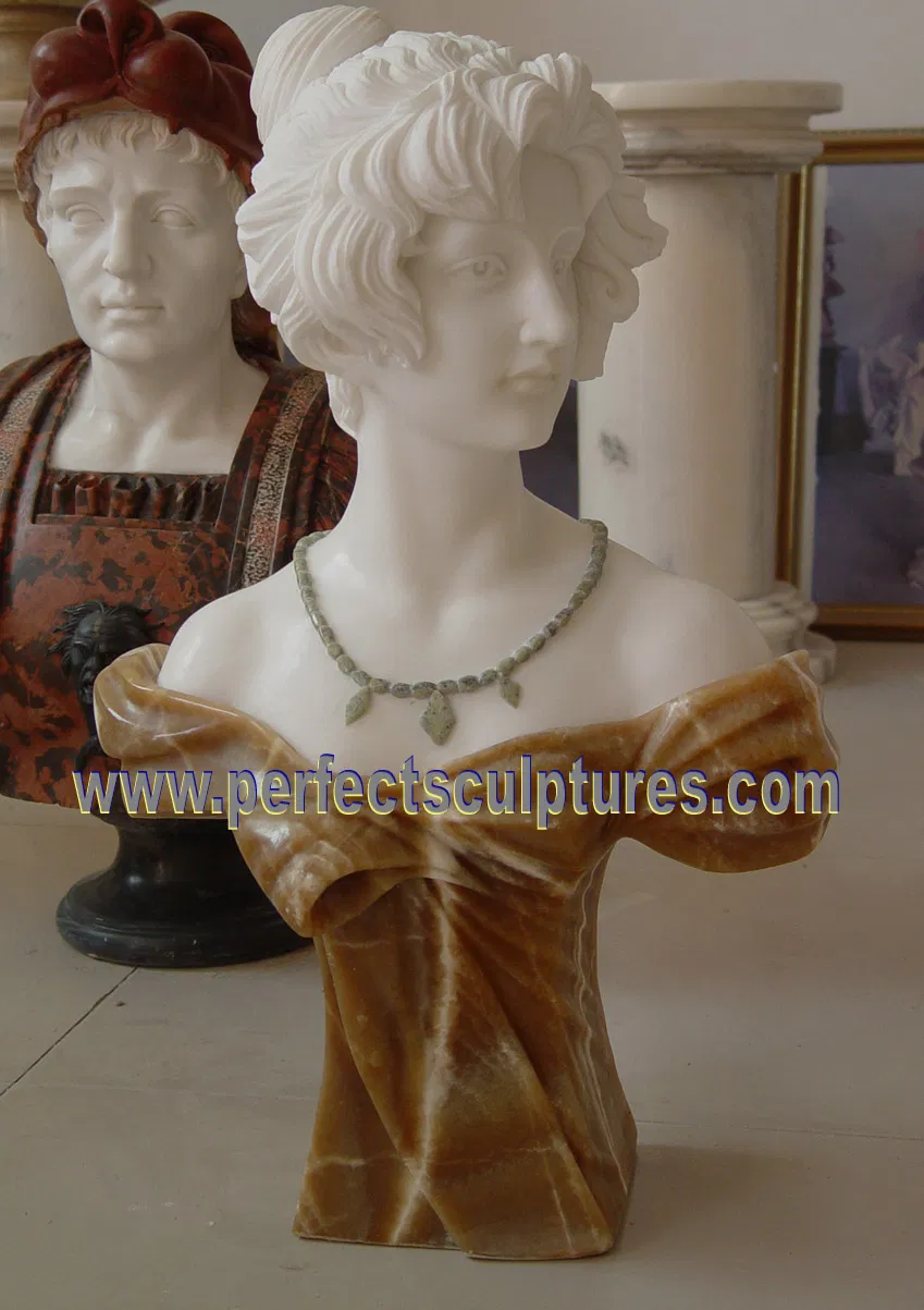 Two-tone female bust sculpture · SY-S313