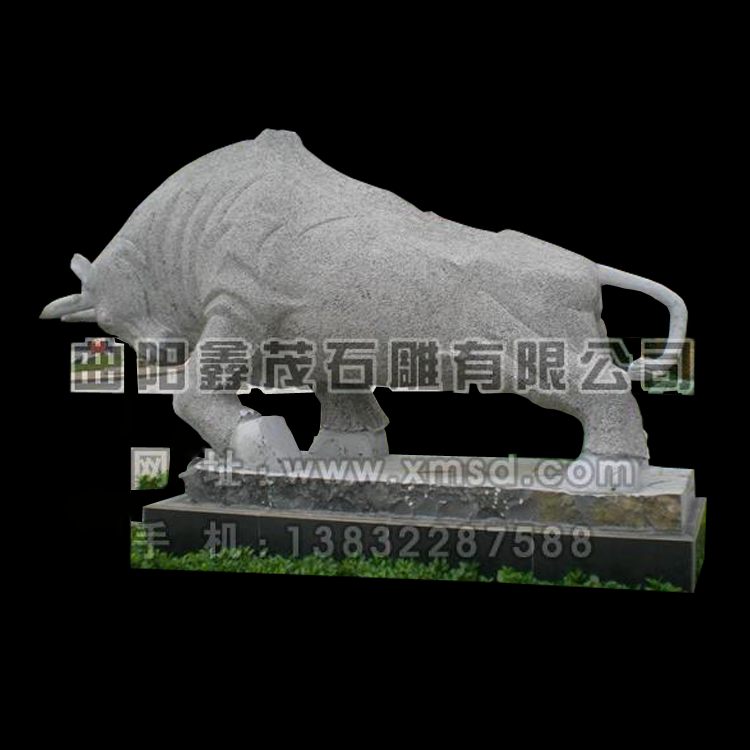 Каменная скульптура быка SDN101 · QY-003