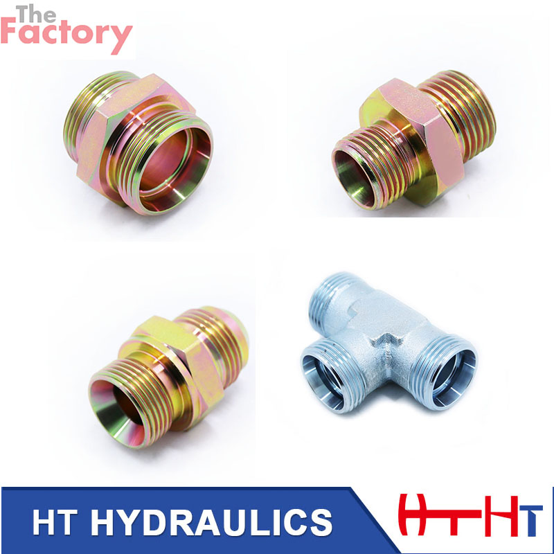 1EL Metric Male O-Ring / Bonded-Seal Hydraulic Adapter · 1EL