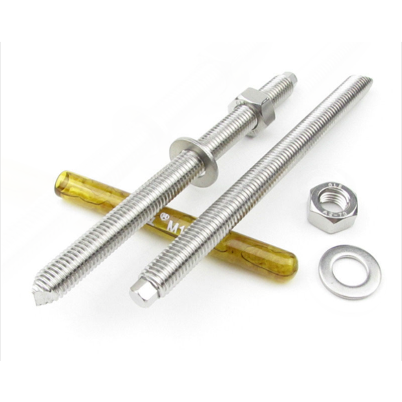 Threaded chemical anchor assembly · YN-009