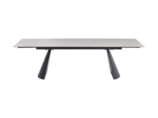 Extending dining table on two inclined columns GDT1230A-3 · XH-099