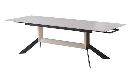 Dining table with rectangular linking frame and branched feet GDT1251A-3 · XH-100